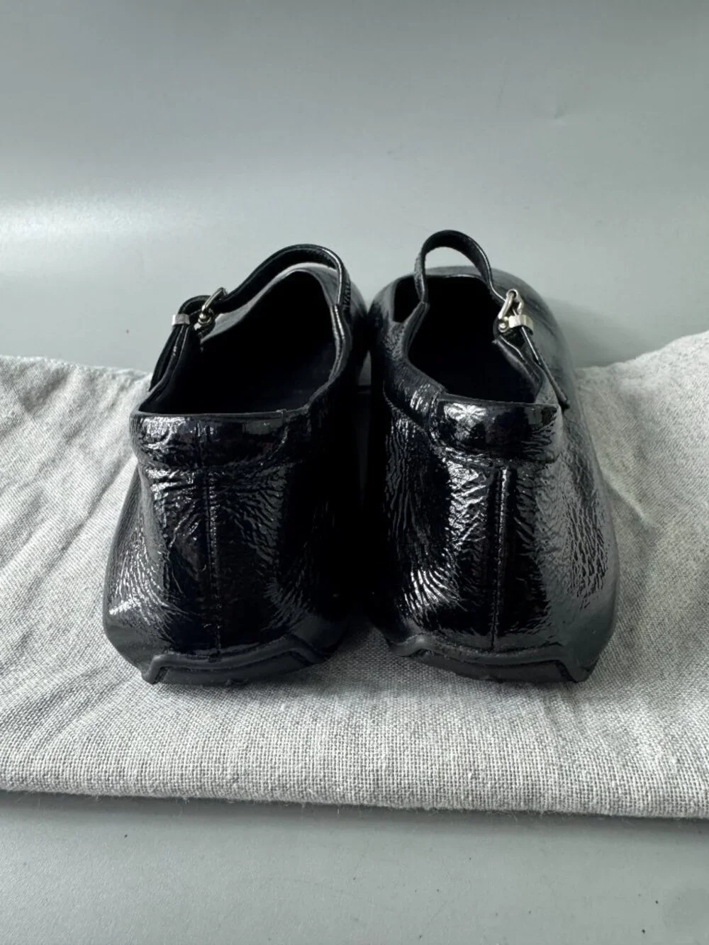 NWOT Aquatalia Black Patent Mary Jane, Size 6 1/2